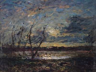 Landscape on the Outskirts of Cremieu by Auguste Francois Ravier